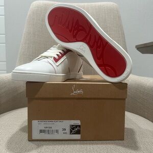❌❌SOLD❌❌

Christian Louboutin Elastikid white calf Sneakers (white and red)